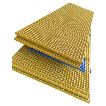 molded frp grp fiberglass mesh flat grating